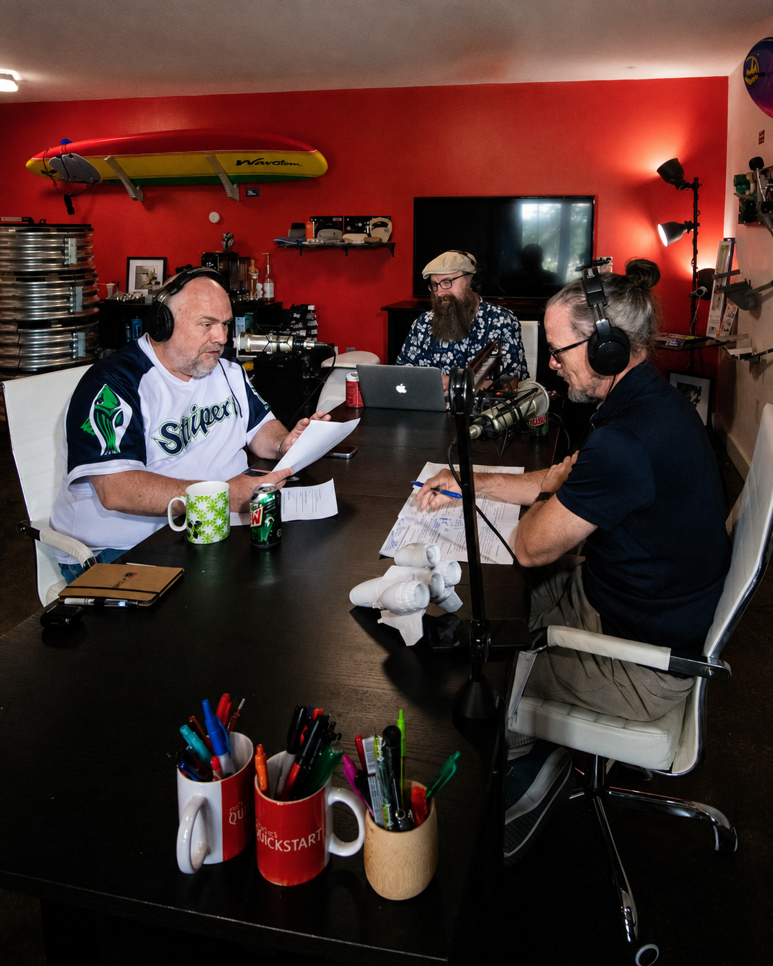 Product Genius Podcast recording at the Lair